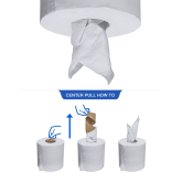 PowerSOFT 2-Ply Centerpull Towel - 6 Rolls/Case